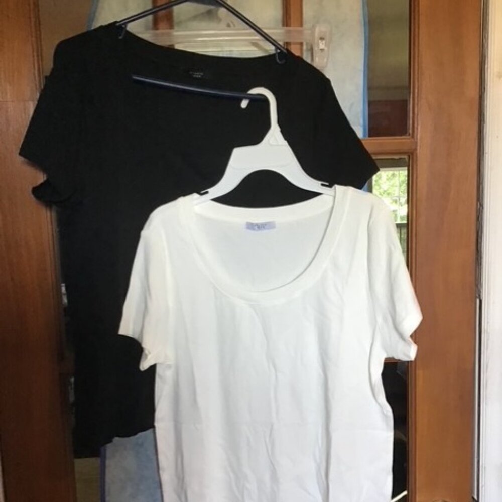 2-Pack Rib Knit T-Shirts